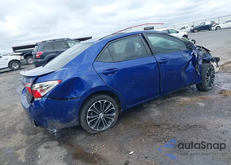 2016 Toyota Corolla S Plus from USA, damaged, VIN 2T1BURHE3GC610833
